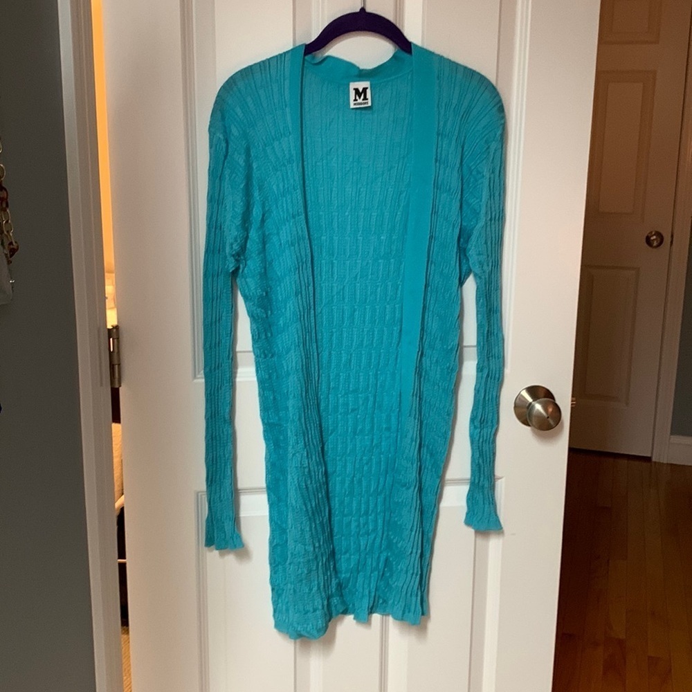 Missoni Turquoise‎ Textured Cardigan